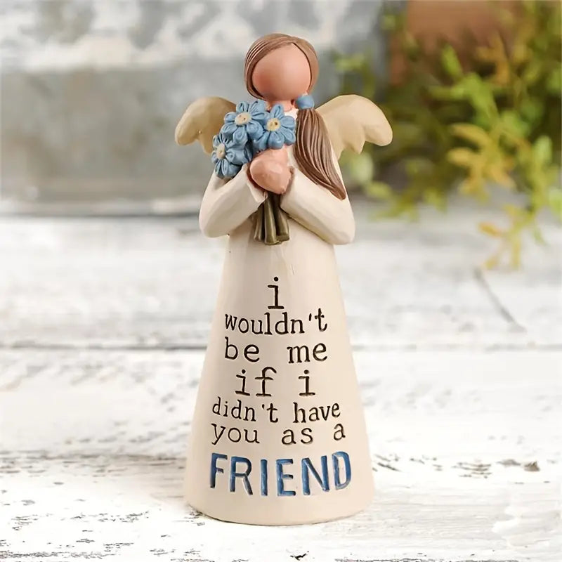 Guardian Angel Friendship Statue — Inspirational Gift Figurine