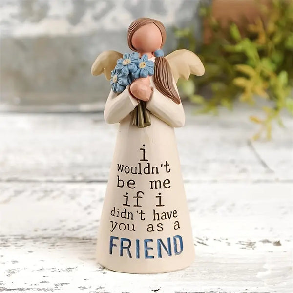 Guardian Angel Friendship Statue — Inspirational Gift Figurine