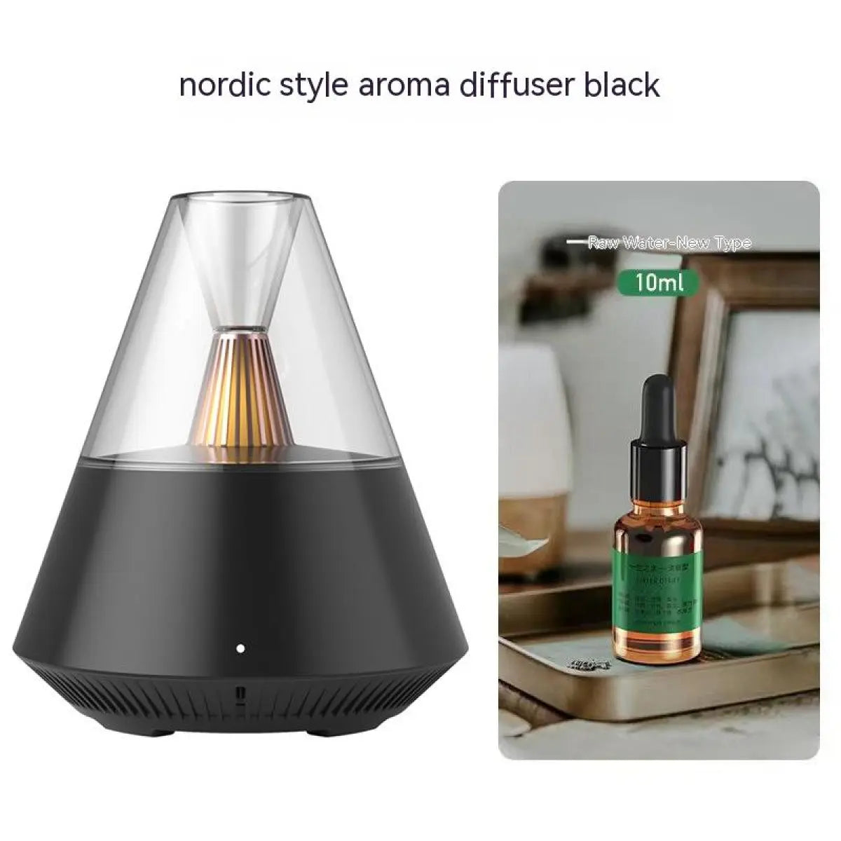 Nordic Aroma Diffuser Humidifier — USB Essential Oil Mist Maker