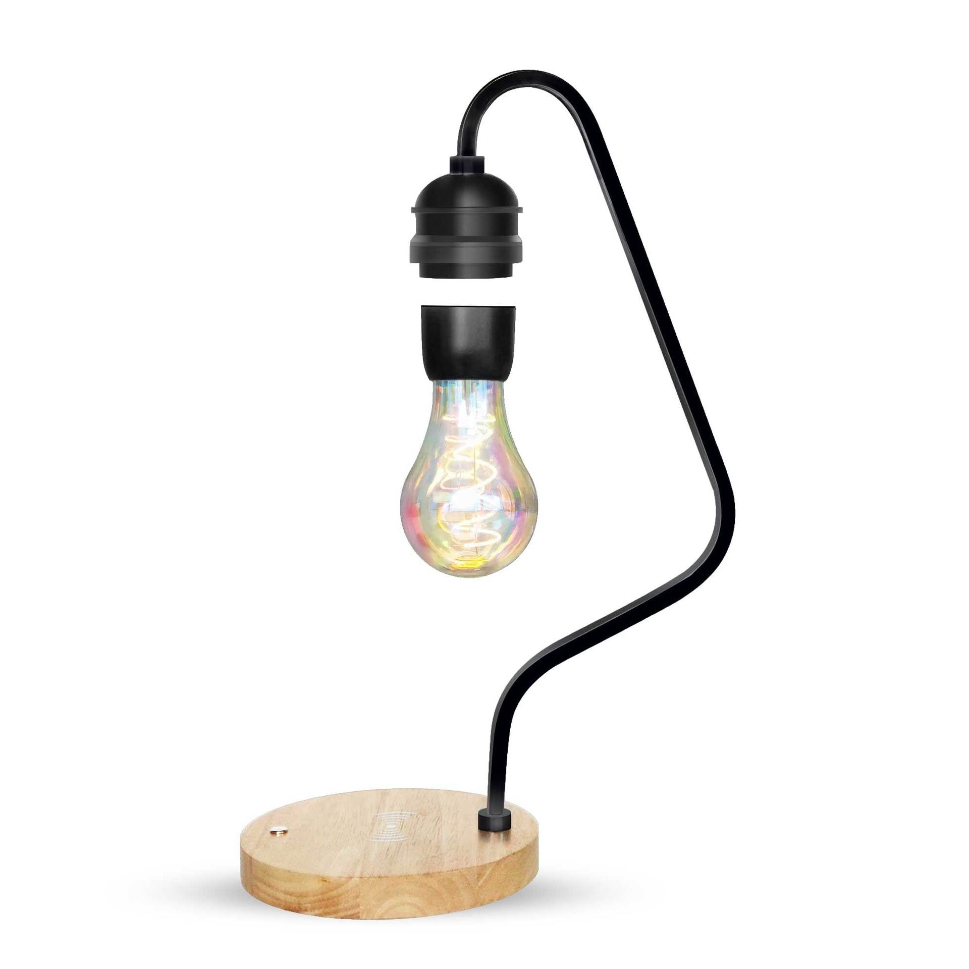 Maglev Levitating Bulb Lamp with Wireless Charging Base