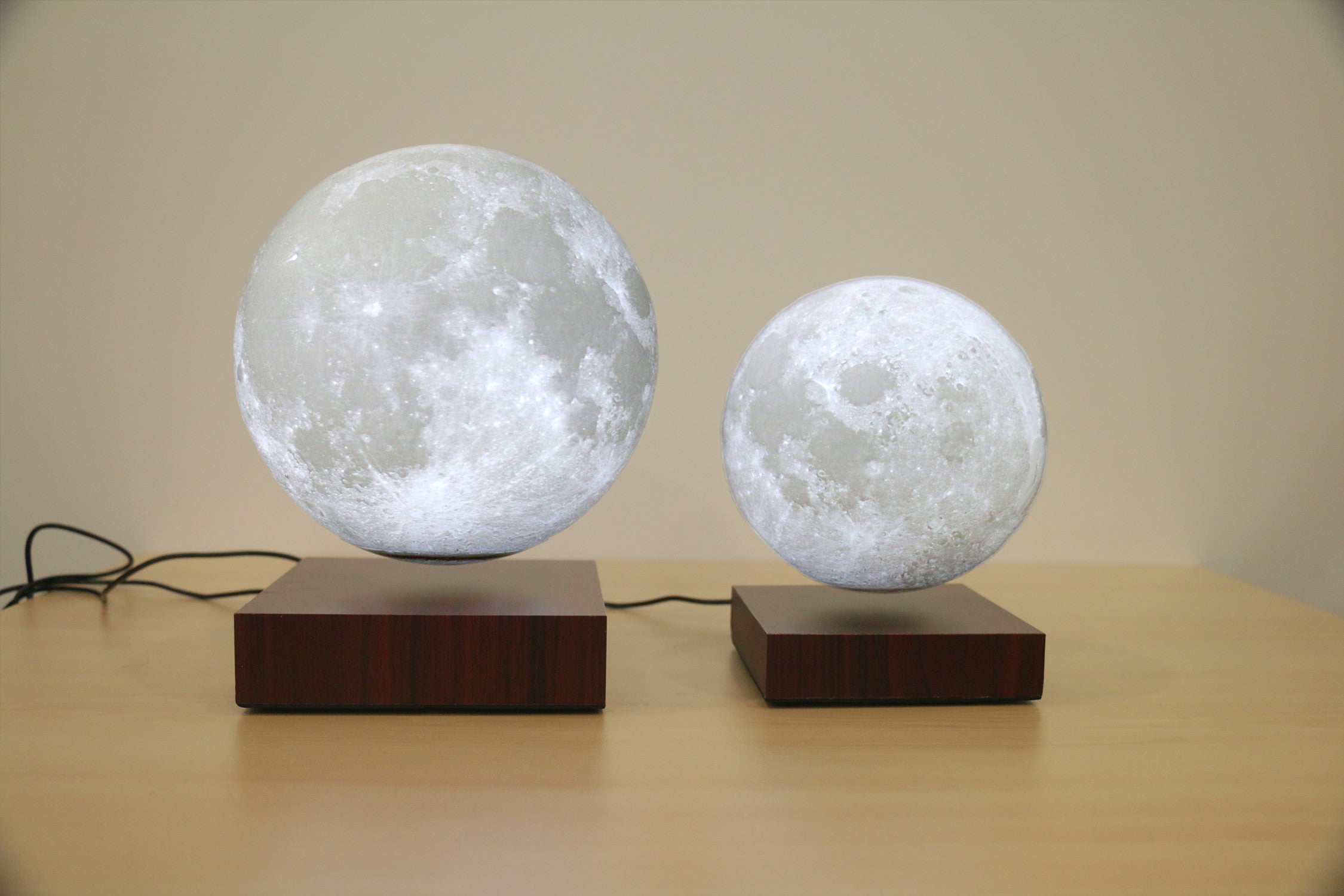Levitating Moon Lamp — Magnetic Floating LED Night Light