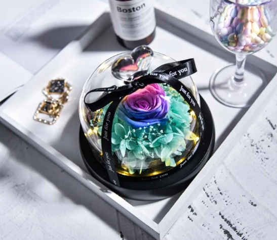 Eternal Rose Dome — Preserved Real Rose Gift Box