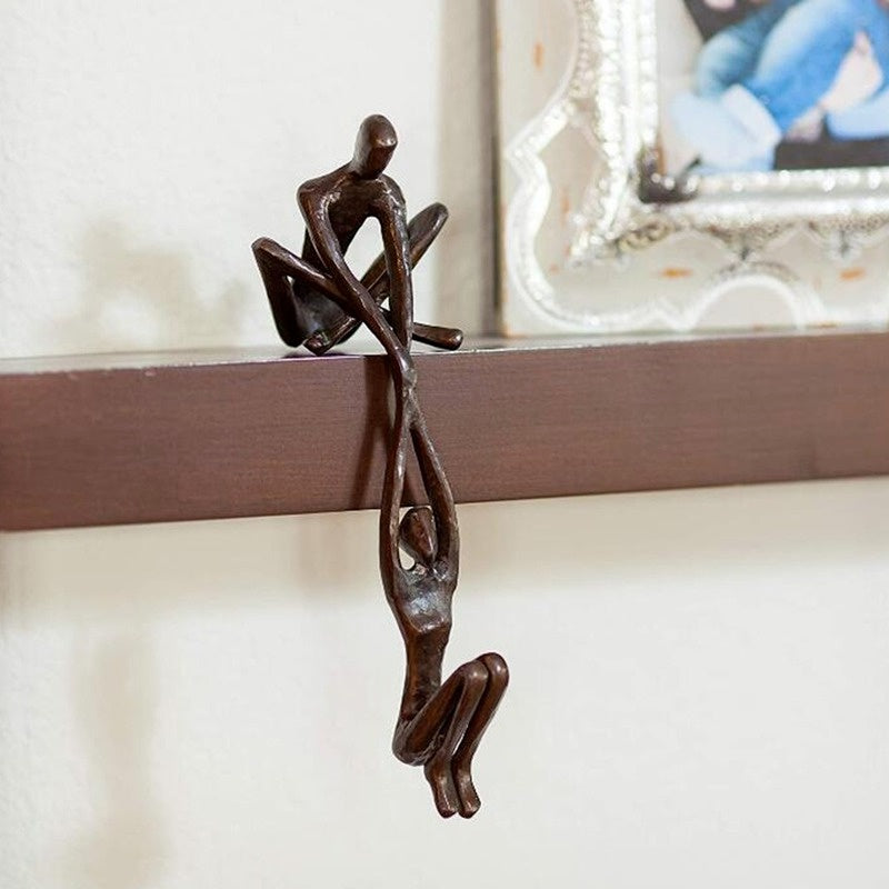 Dancing Couple Figurine — Romantic Resin Love Sculpture
