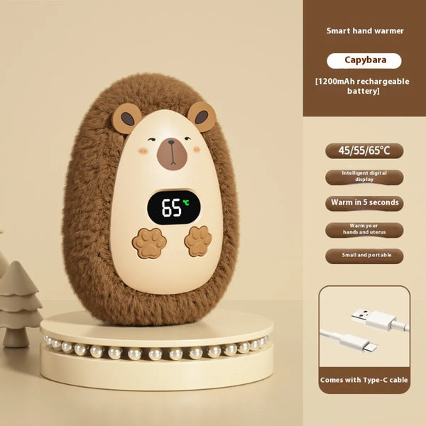 Portable Rechargeable Hand Warmer — 3 Heat Settings USB Charging